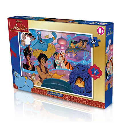 Disney Pixar Aladdin Çocuk Puzzle & Yapboz - 200 Parça