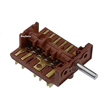 Electrotech Ankastre Fırın Komutatör  6 Konum Kademe Anahtarı 