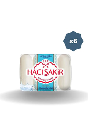 HACIŞAKİR GÜZELLİK OKYANUS SERİNLİĞİ 4X70 GR SABUN - (6 ADET)