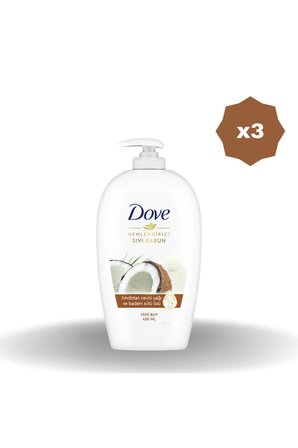 HİNDİSTAN CEVİZİ YAĞI VE BADEM SÜTÜ SIVI SABUN 450 ML - (3 ADET)