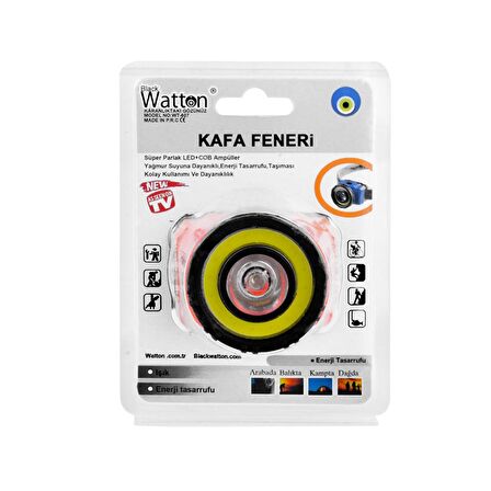 Watton WT-607 3xAAA Ledli Kafa Feneri