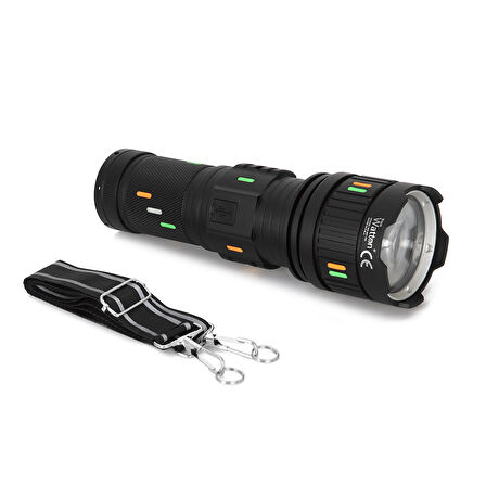 5000 LÜMEN CREE TG LED ŞARJ GÖSTERGELİ EL FENERİ WATTON WT-731