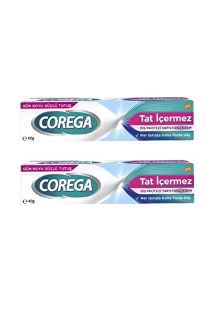 Tat Içermez Diş Protezi Yapıştırıcı Krem 40g (2 Adet)