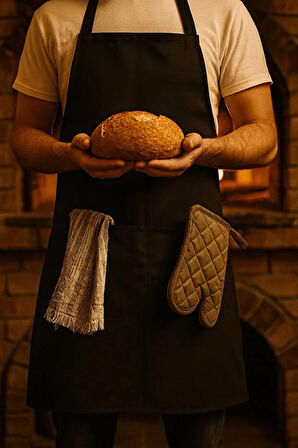 Gabardin Kumaş Mutfak Aşçı Önlüğü Master Chef