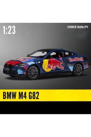 BMW M4 Diecast Model Araba BMW M4 REDBULL Yarış Arabası
