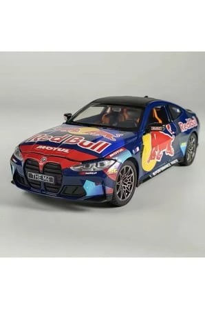 BMW M4 Diecast Model Araba BMW M4 REDBULL Yarış Arabası