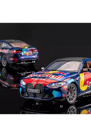 BMW M4 Diecast Model Araba BMW M4 REDBULL Yarış Arabası