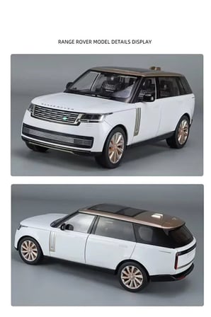 1:18 Range Rover SV 2022 Diecast Model Araba Sesli Işıklı Range Rover Model Araba Metal Komple