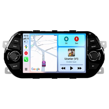 Clarion Fiat Egea Android Multimedya Sistemi (2014-2025) | 4GB RAM 64GB Hafıza | 7” Ekran | CarPlay & Android Auto | Geri Görüş Kamerası CRV-4926C