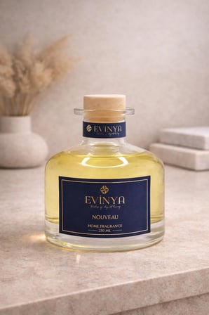 NOUVEAU 250 ML Bambu Çubuklu Oda Kokusu – Uzun Süre Kalıcı Reed Diffuser