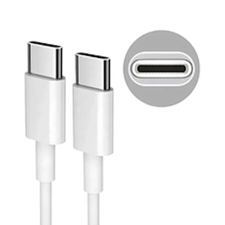 Wodimark USB-C Şarj Kablosu 60W (1m) | Hızlı Şarj & Veri Aktarımı | Çift Uçlu USB-C
