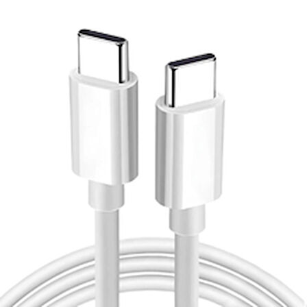 Wodimark USB-C Şarj Kablosu 60W (1m) | Hızlı Şarj & Veri Aktarımı | Çift Uçlu USB-C
