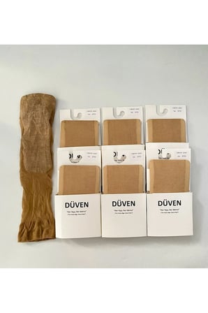 6'Lı Ten Mat Burunlu Comfort Soket Cotton Kısa Çorap