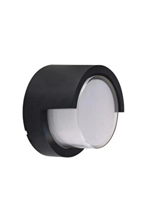 SUGA 12 Watt Siyah Dış Mekan LED Aplik - Plastik Kasa - Ilık Beyaz (4200K)