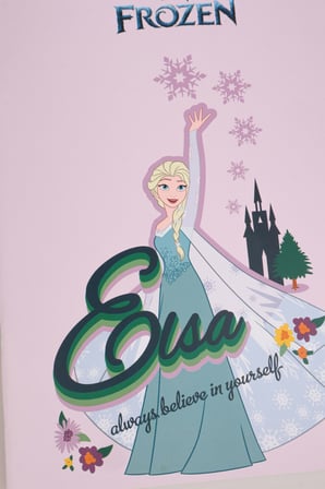 x Dekomus Lisanslı Elsa Frozen Tekli Çizgili Stickerlı Defter 40 Yaprak “Dekomus Cep Defteri Hediyeli”