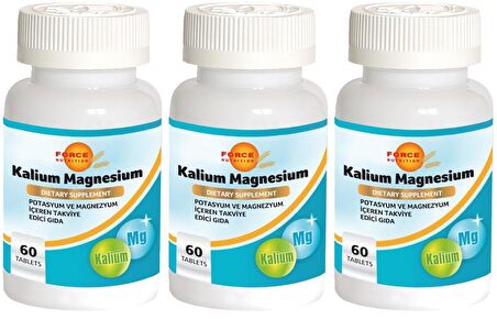 Kalium Magnesium 3x60 Tablet Potasyum Magnezyum