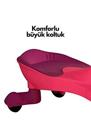 Swing Car Karınca Çocuk Kaykayı Sevimli Ayıcık Sepetli