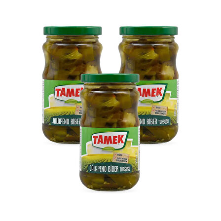Tamek Jalepeno Turşusu 330 gr x 3 Adet