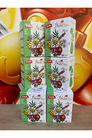 Dekoratif Çiçek Buketi Yapım Seti Legosu Çiçek Lego 500+ Parça 8 KUTU BİRDEN FULL SET YEŞİL