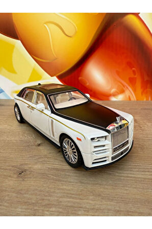 Rolls Royce Sweptail 1:24 Ölçek Sesli Ve Işıklı Metal Çek Bırak Oyuncak Araba