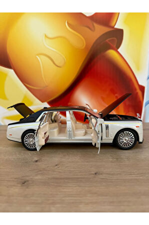 Rolls Royce Sweptail 1:24 Ölçek Sesli Ve Işıklı Metal Çek Bırak Oyuncak Araba