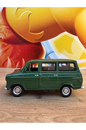 Ford Minibüs Sesli Işıklı Çekbırak Havalı Korna Ford Transit Minibüs Nostalji Metal Kaplar Açılır