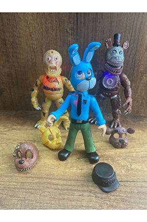Five Nights At Freddys Aksiyon Figür Oyuncak 3 Lü Set Freddys Oyuncak Five Nlghts At Freddy's Fnaf