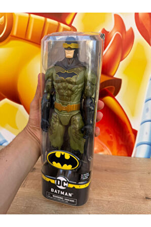 Batman Figür Oyuncak Karakter Orijinal Batman Yeşil Kostümlü Figür