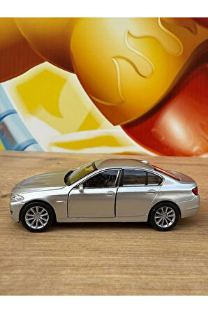 Welly Bmw Gri  Metal Araba Model Araba Oyuncak Araba Çek Bırak Araba 12 Cm