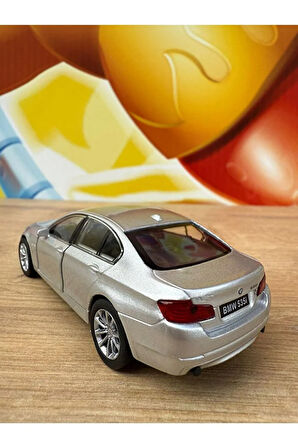 Welly Bmw Gri  Metal Araba Model Araba Oyuncak Araba Çek Bırak Araba 12 Cm