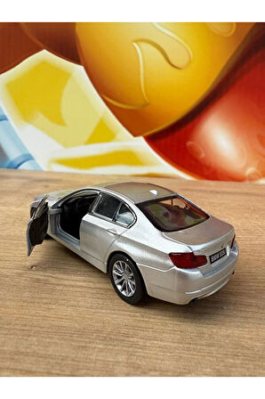 Welly Bmw Gri  Metal Araba Model Araba Oyuncak Araba Çek Bırak Araba 12 Cm