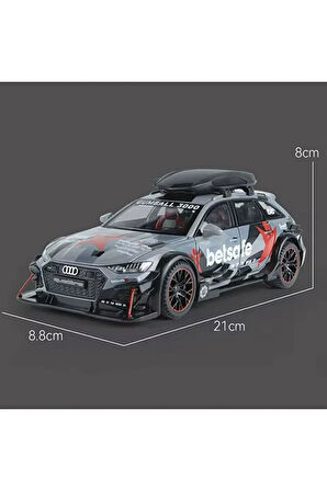Audi Rs6 Araba Station Wagon 1:24 Diecast Metal Model Araba Koleksiyon Araba Modifiyeli