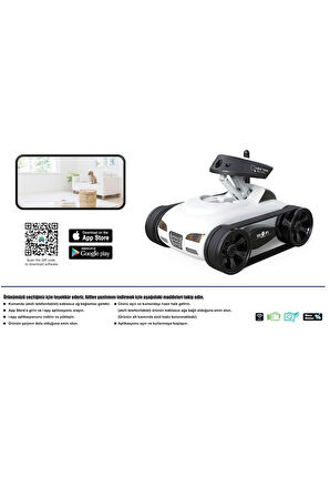 Telefon Kontrollü Kamera Video Çekme Özellikli Full Fonksiyonlu Uzay Arabası Wifi Bağlantılı