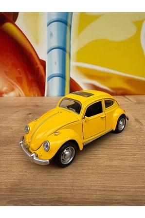 Vosvos Diecast Model Araba Wolkswagen Klasik Model Araba Beetle Vosvos Açılan Kapılar Sesli Işıklı