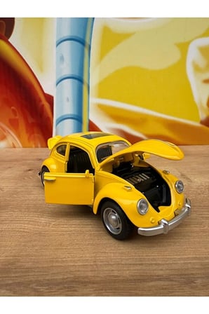 Vosvos Diecast Model Araba Wolkswagen Klasik Model Araba Beetle Vosvos Açılan Kapılar Sesli Işıklı