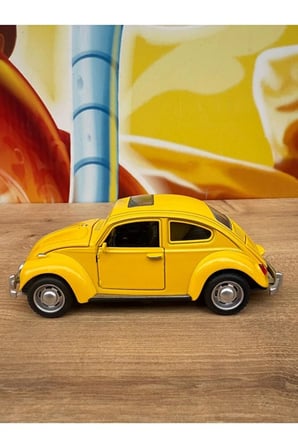 Vosvos Diecast Model Araba Wolkswagen Klasik Model Araba Beetle Vosvos Açılan Kapılar Sesli Işıklı