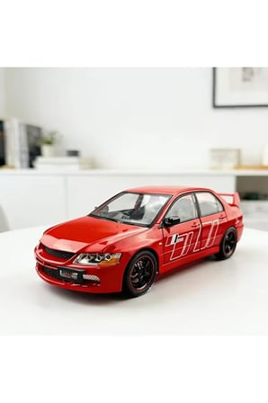 Mitsubishi Lancer Evolution EV09 Diecast Model Araba 1:24 Modifiyeli Mitsubishi Lancer