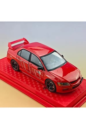 Mitsubishi Lancer Evolution EV09 Diecast Model Araba 1:24 Modifiyeli Mitsubishi Lancer
