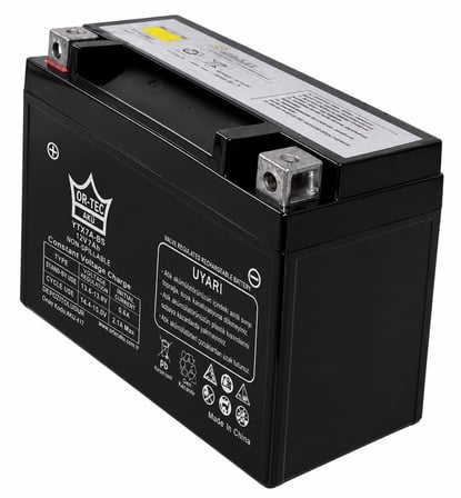 OR-TEC 12V 7AH YTX Benzinli Motosiklet Aküsü