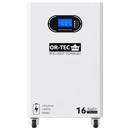 OR-TEC Solar Truva Serisi 16 kWh 51.2 V 314 Ah LiFePO4 Batarya