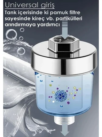 Su Arıtma Filtresi - Duş ve Banyo Kireç Arındırıcı Filtre