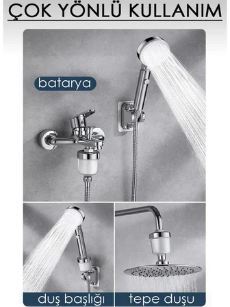 Su Arıtma Filtresi - Duş ve Banyo Kireç Arındırıcı Filtre