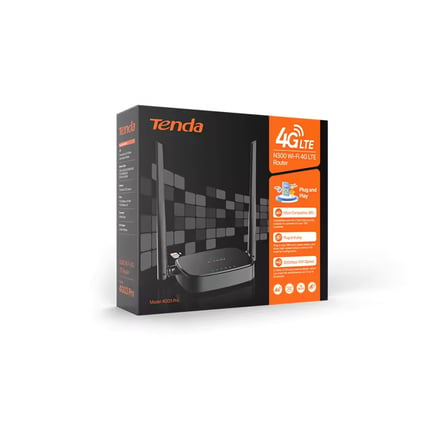 TENDA 4G03 PRO N300 2 PORT 300MBPS 4G LTE WİFİ ROUTER SIM KART DESTEĞİ