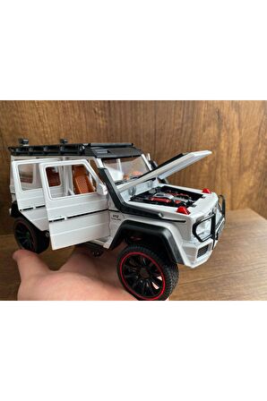 MERCEDES G65 JİP DİECAST ARABA MERCEDES G65 ARBA BRABUS ROCKET G65 DİECAST METAL ARABA IŞIKLI SESLİ