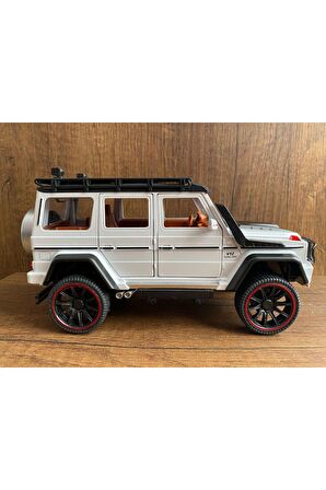 MERCEDES G65 JİP DİECAST ARABA MERCEDES G65 ARBA BRABUS ROCKET G65 DİECAST METAL ARABA IŞIKLI SESLİ