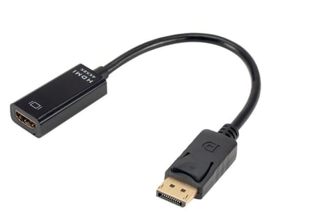 Lunatic 8058 Display To HDMI 1080P 4K DP Port HDMI HDTV kablo adaptörü dönüştürücü HDTV Tüm Cihazlar İçin