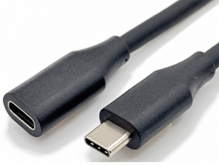 Lunatic 8001 3 Metre USB3.2 Type C 3.1 4K 10Gbps 60W PVC Kablo Erkekten Dişiye Uzatma 4K 60hz 16 Çekirdekli Bakır Kablo