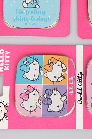 DEKOMUS İLE LİSANSLI YENİ SEZON HELLO KITTY 2'Lİ BARDAK ALTLIĞI