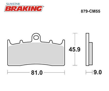 SİNTERLİ ÖN FREN BALATASI / BMW / R 1200 R / 1200cc / ÖN İKİ TAKIM KULLANIR / 2006-2007-2008-2009-2010-2011-2012-2013-2014-2015-2016-2017-2018