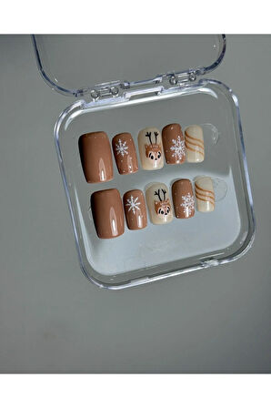 12'li Hazır Takma Tırnak (Yanında Bant Yapıştırıcı ile Birlikte)